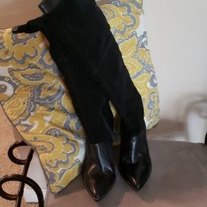 Nine west leather/suede tall boots